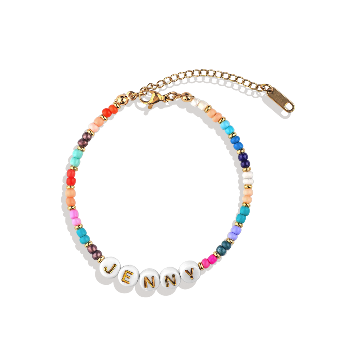 Beaded Name Bracelet | Joyful