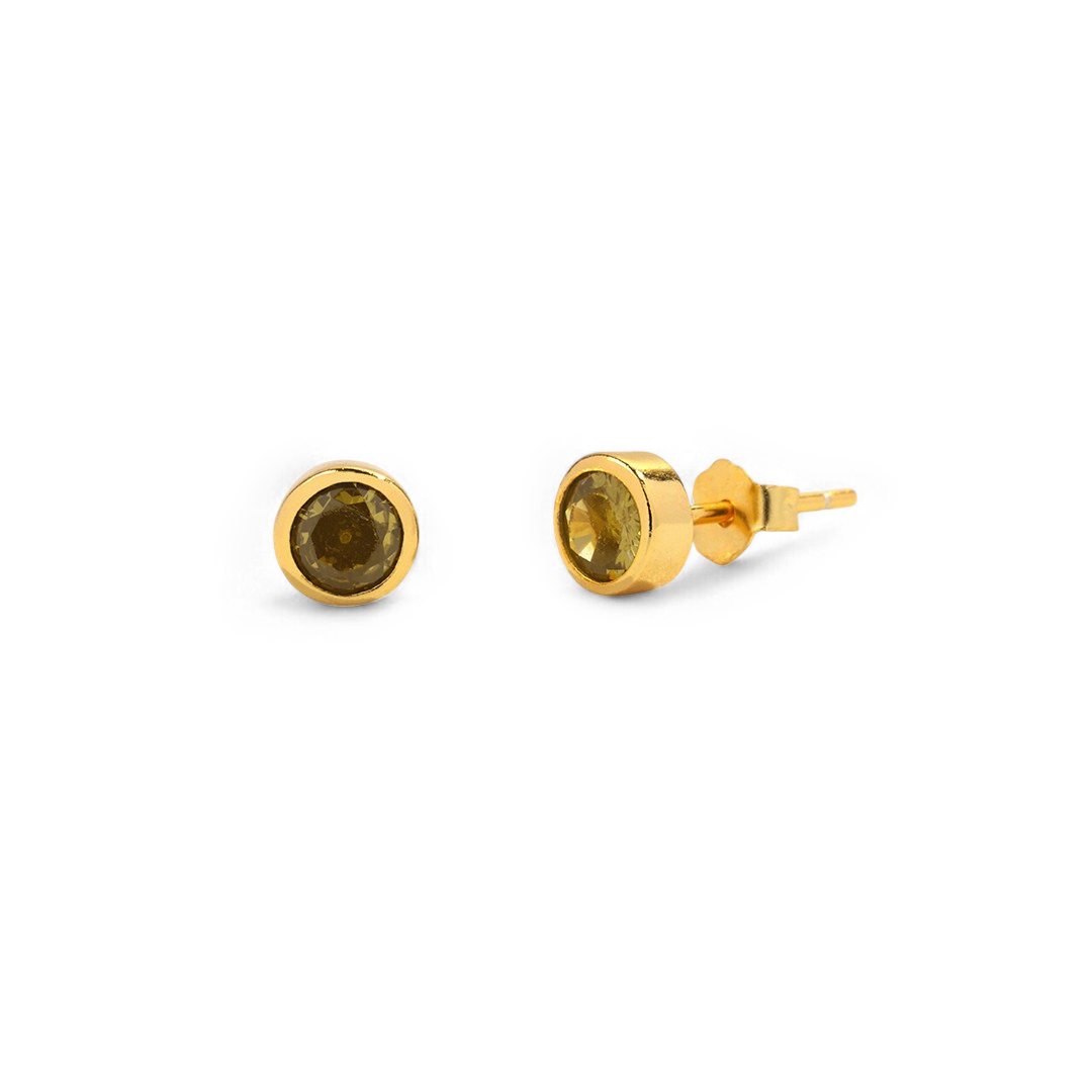18k Gold Plated / August Peridot