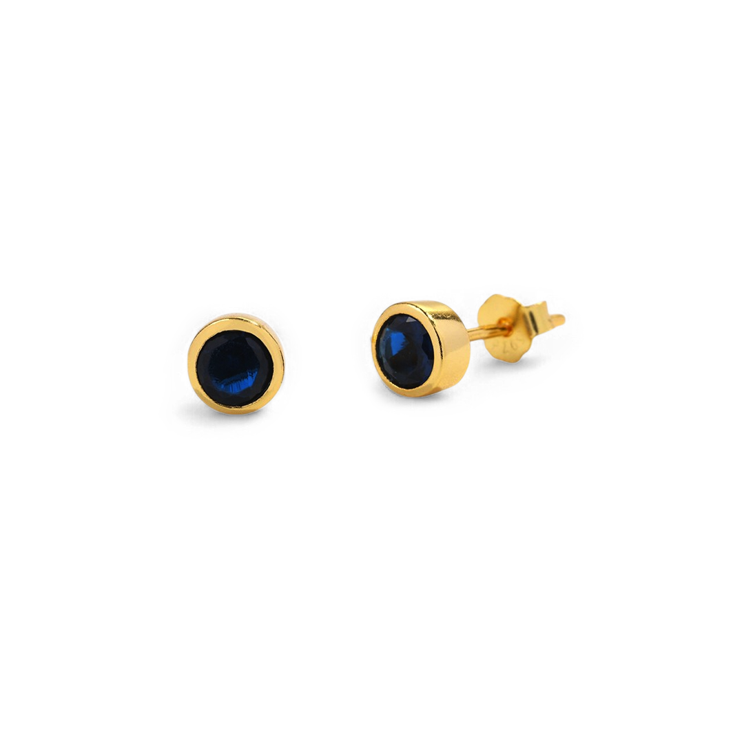 18k Gold Plated / September Sapphire