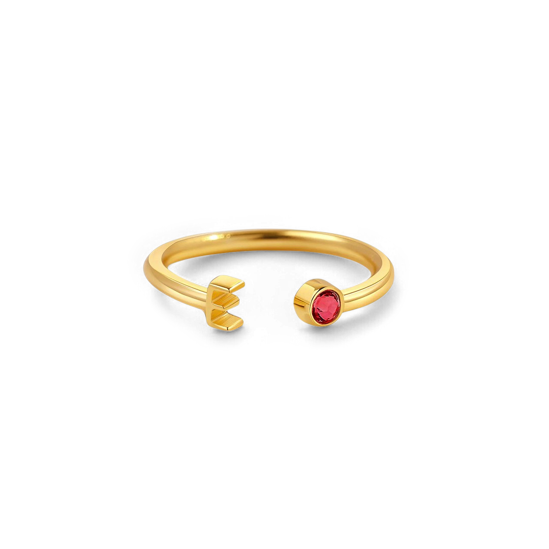 18k Gold Plated / January