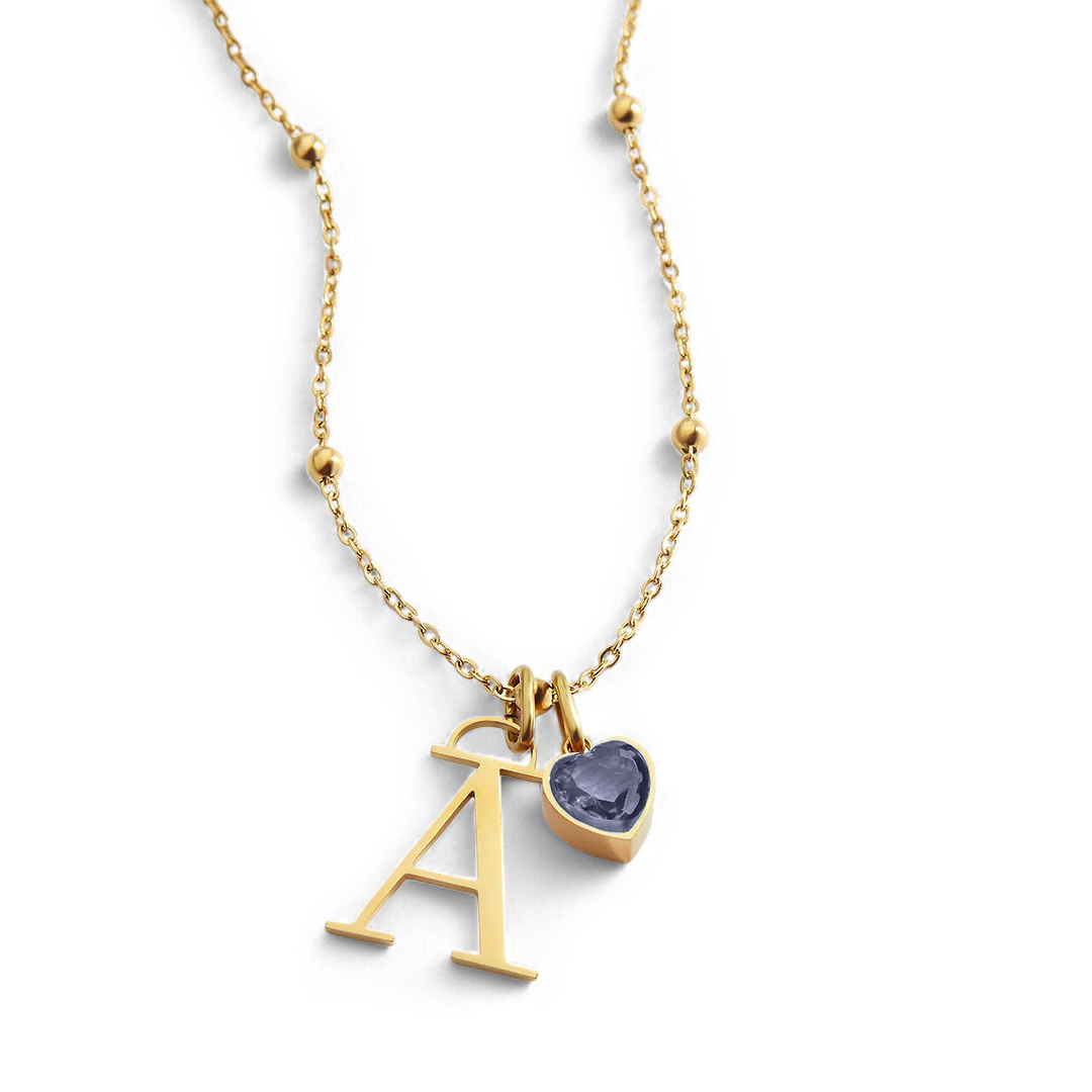 18k Gold Plated / June Alexandrite