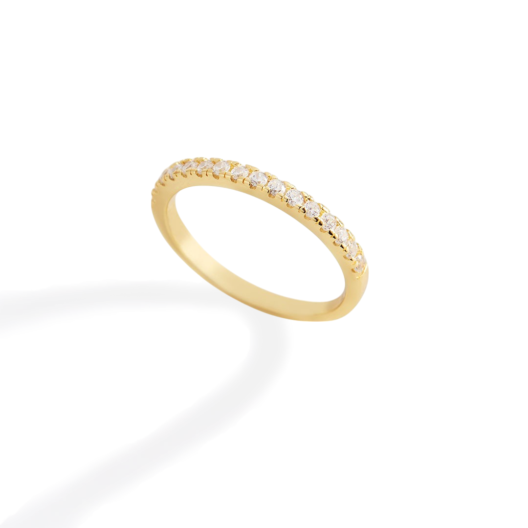 Micro Pavé Eternity Stacking Ring