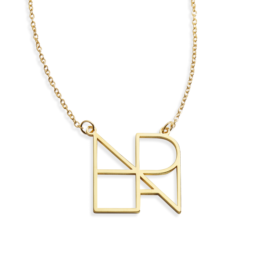 Minimalist name hot sale necklace