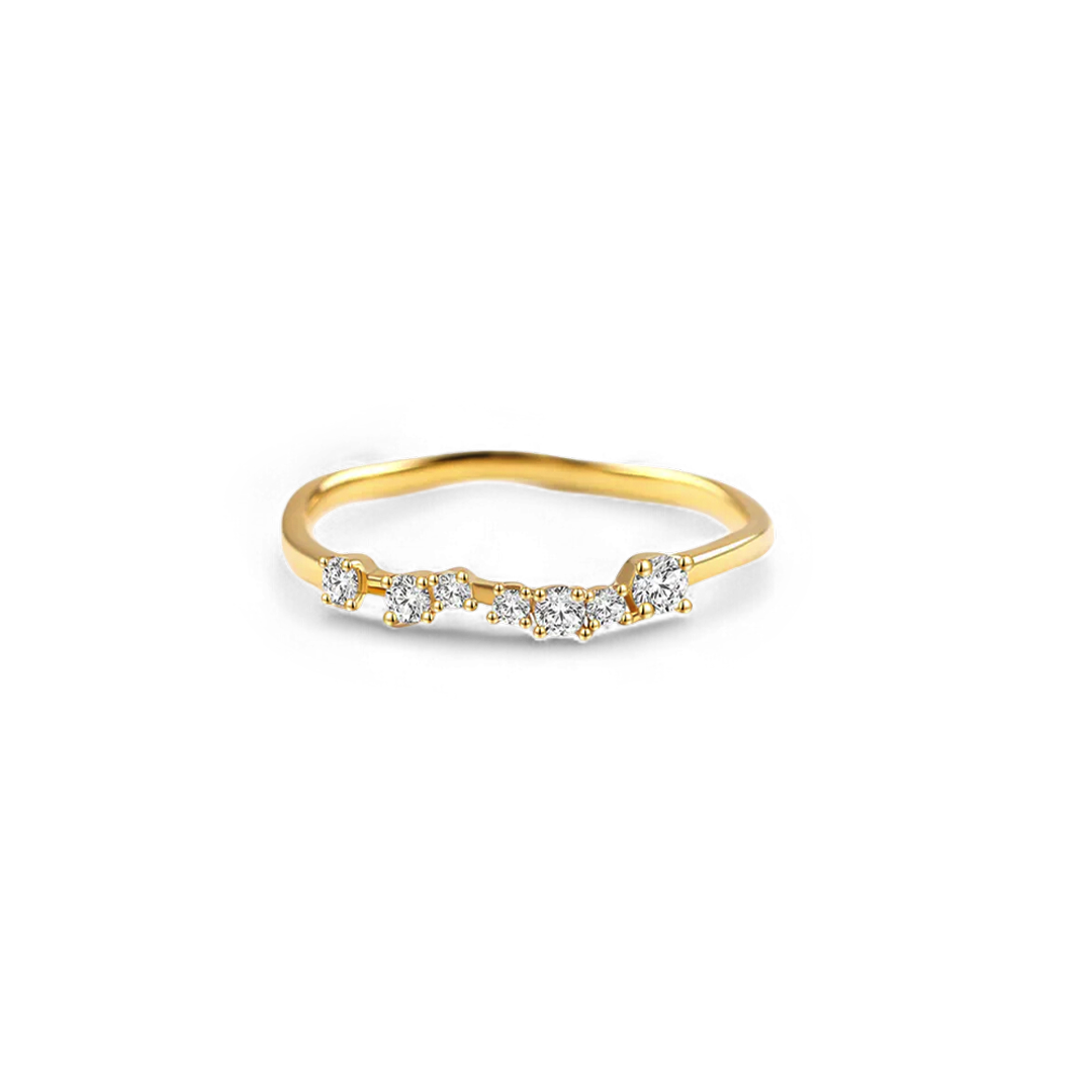 Shimmer Diamond Ring