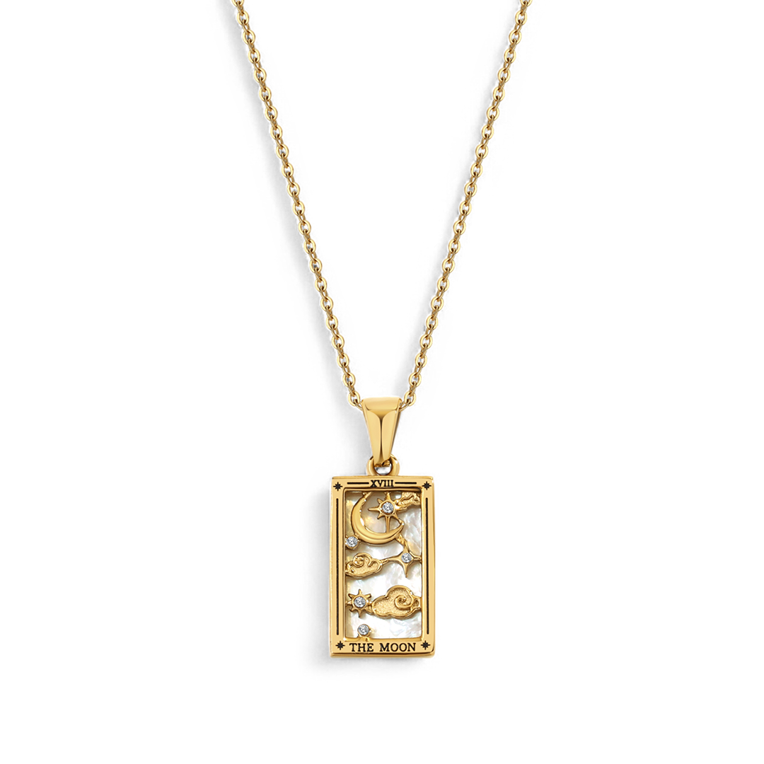 The Moon Tarot Necklace