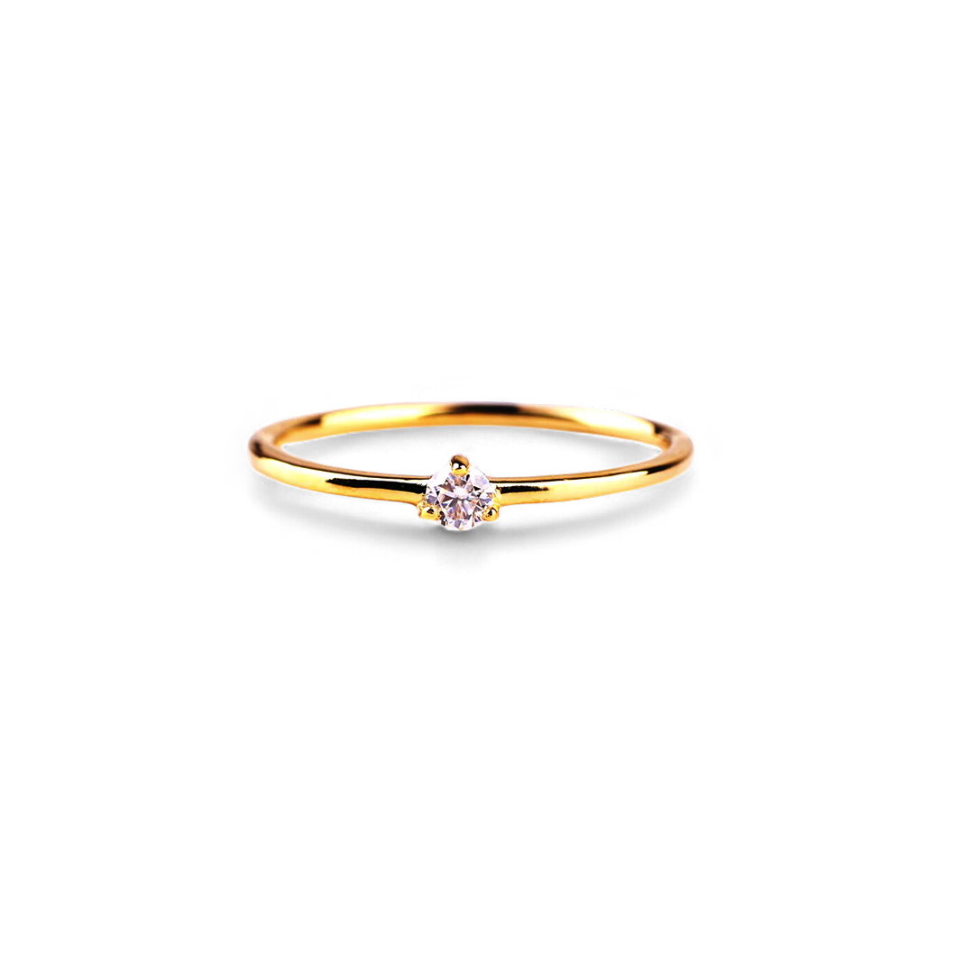 Tiny Diamond Ring