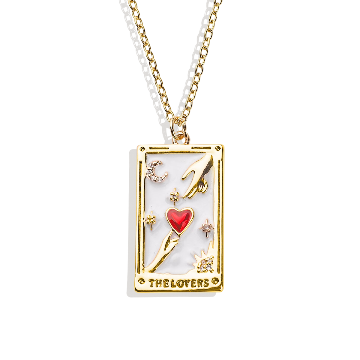 The Lovers Tarot Necklace