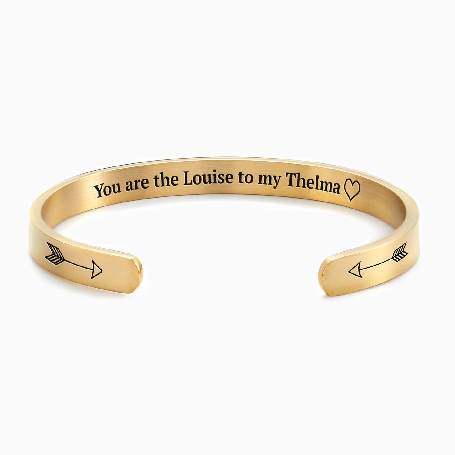 Mint & Lily You Are The Thelma to My Louise Personalizable Cuff