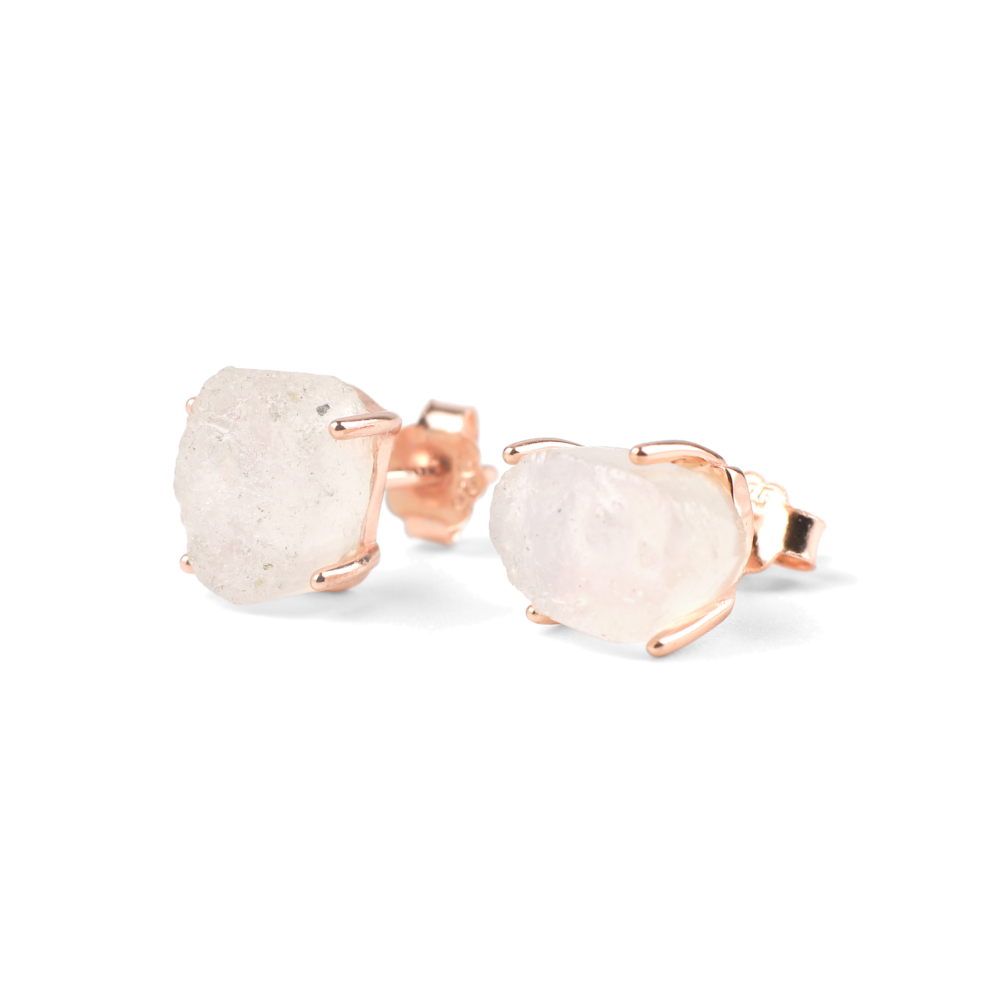 Moonstone Stud Earrings