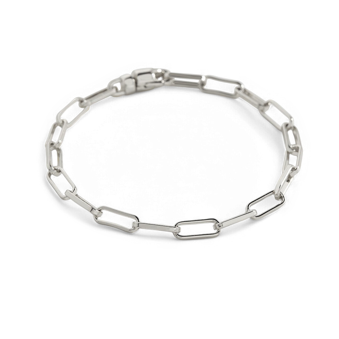 Open Link Paperclip Chain Bracelet – Mint & Lily