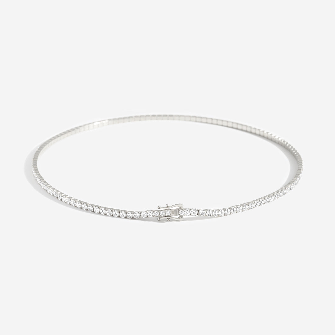 3mm Tennis Necklace – Mint & Lily