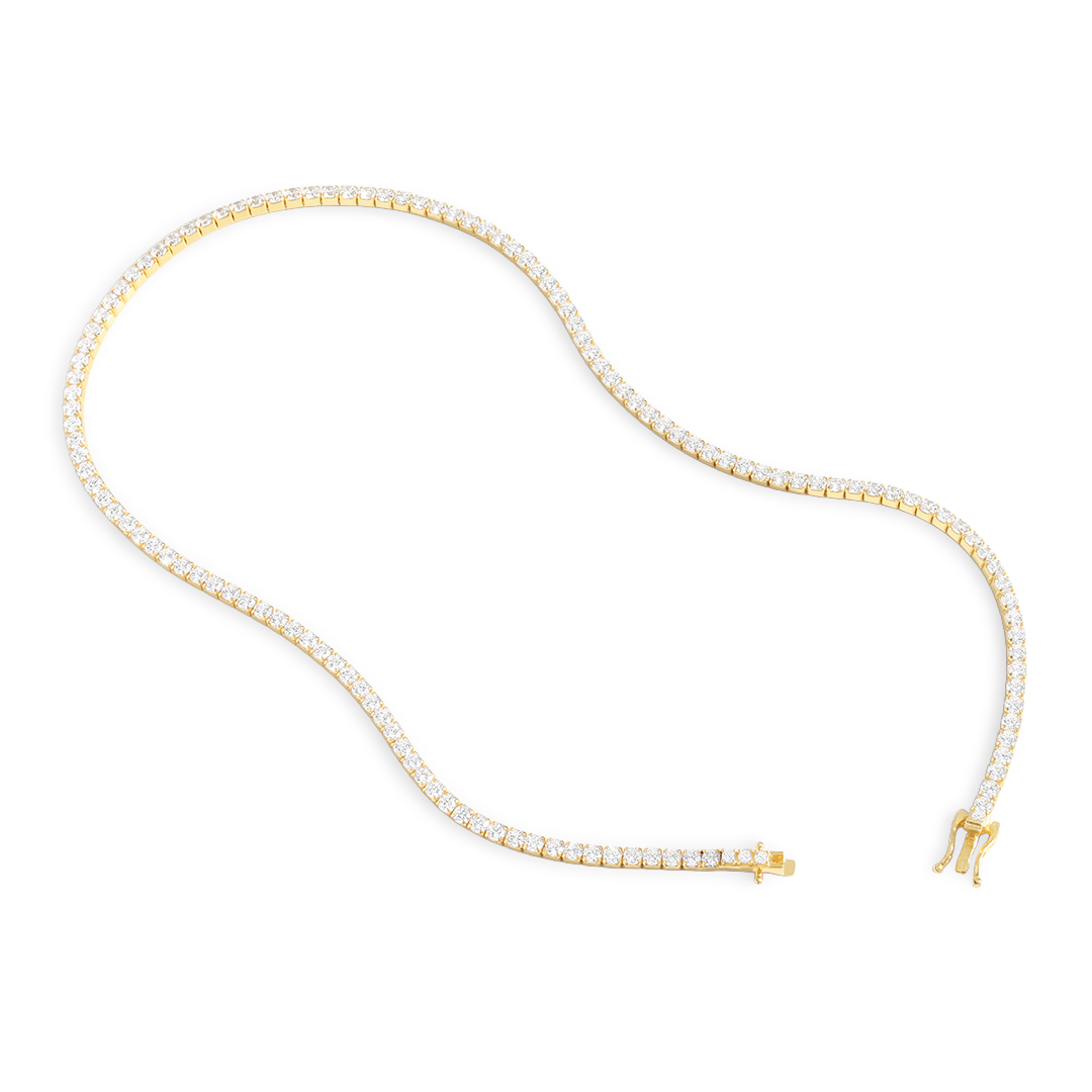 3mm Tennis Necklace