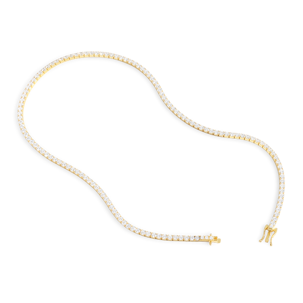 3mm Tennis Necklace – Mint & Lily