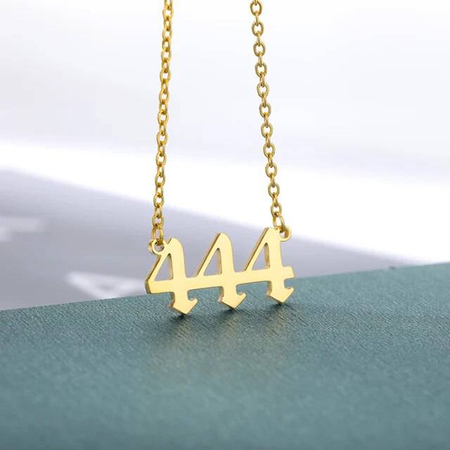 Dainty Angel Number Necklace – Mint & Lily Dainty Angel Number Necklace – Mint & Lily