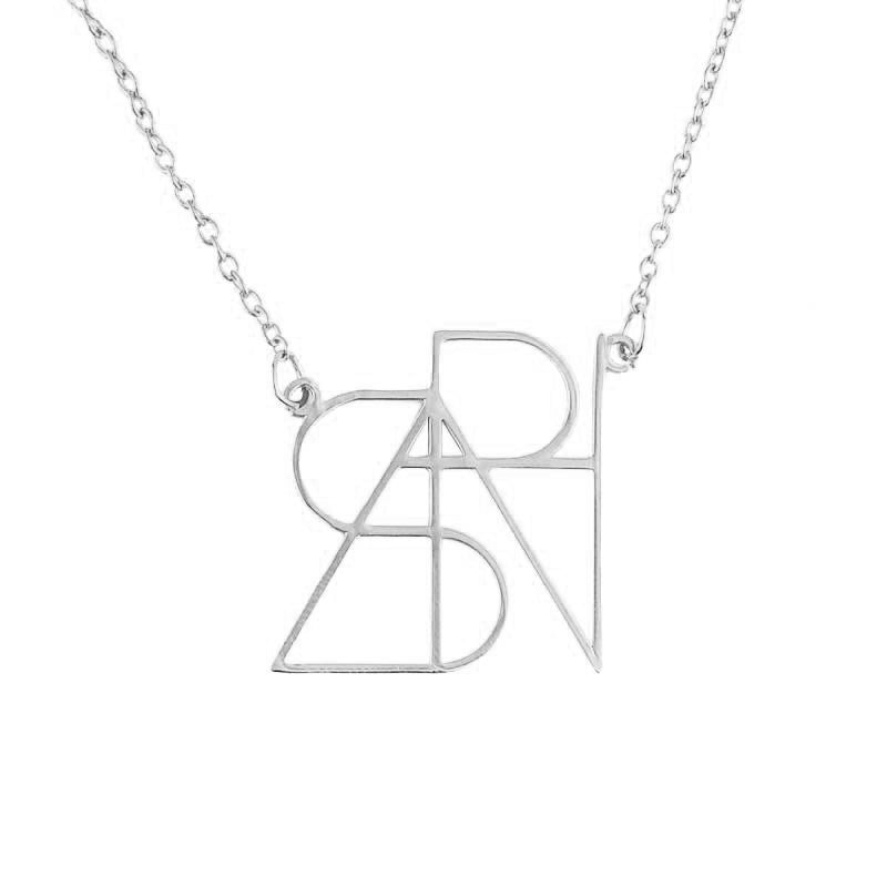 Minimalist Monogram Name Necklace – Mint & Lily