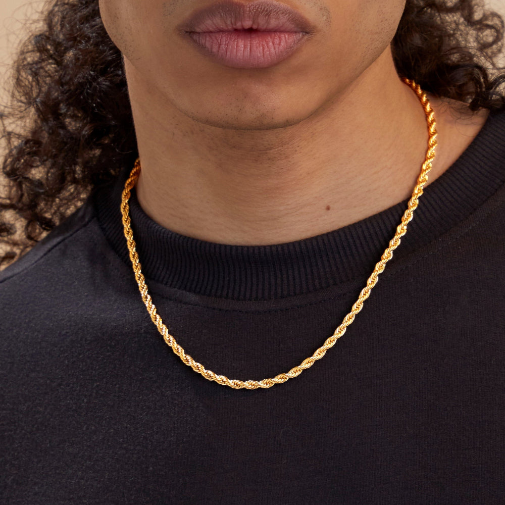 4mm Rope Chain Necklace – Mint & Lily