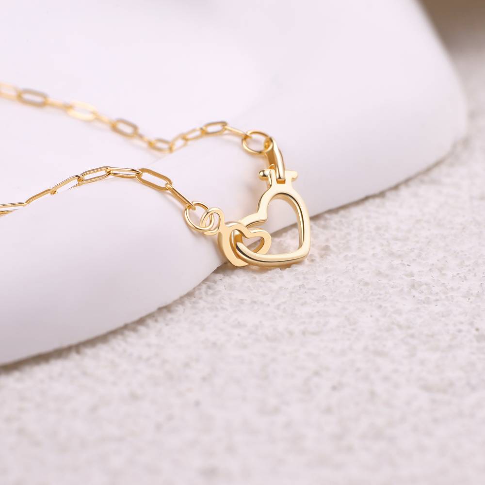 Interlocking Heart Necklace - Default Title