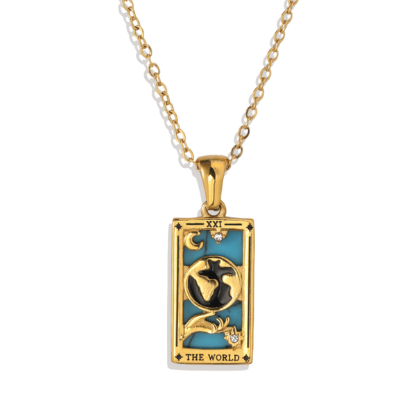 The World Tarot Necklace – Mint & Lily
