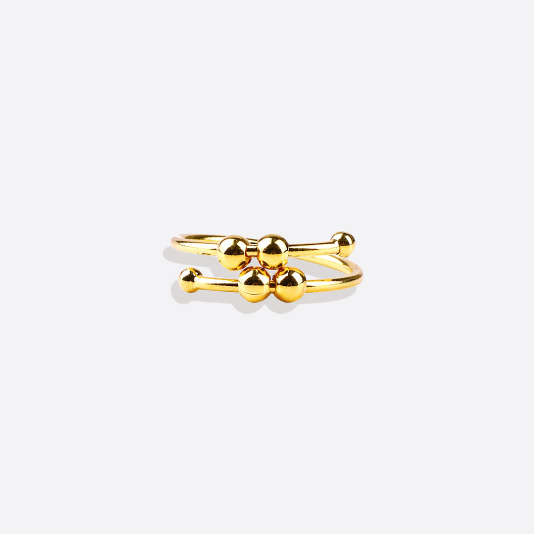 Adjustable Beaded Fidget Ring – Mint & Lily