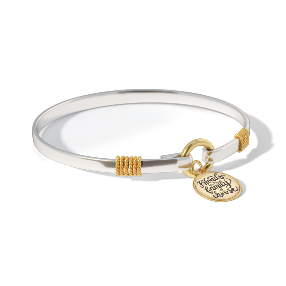 Freunde sind die Familie, die wir wählen - goldener Hintergrund - zweifarbig - Default Title