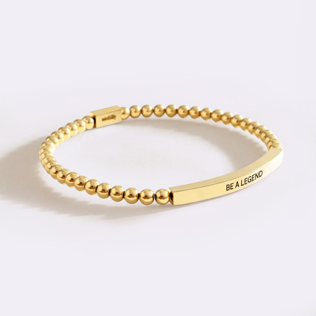 Be a Legend Beaded Inspire Bracelet – Mint & Lily