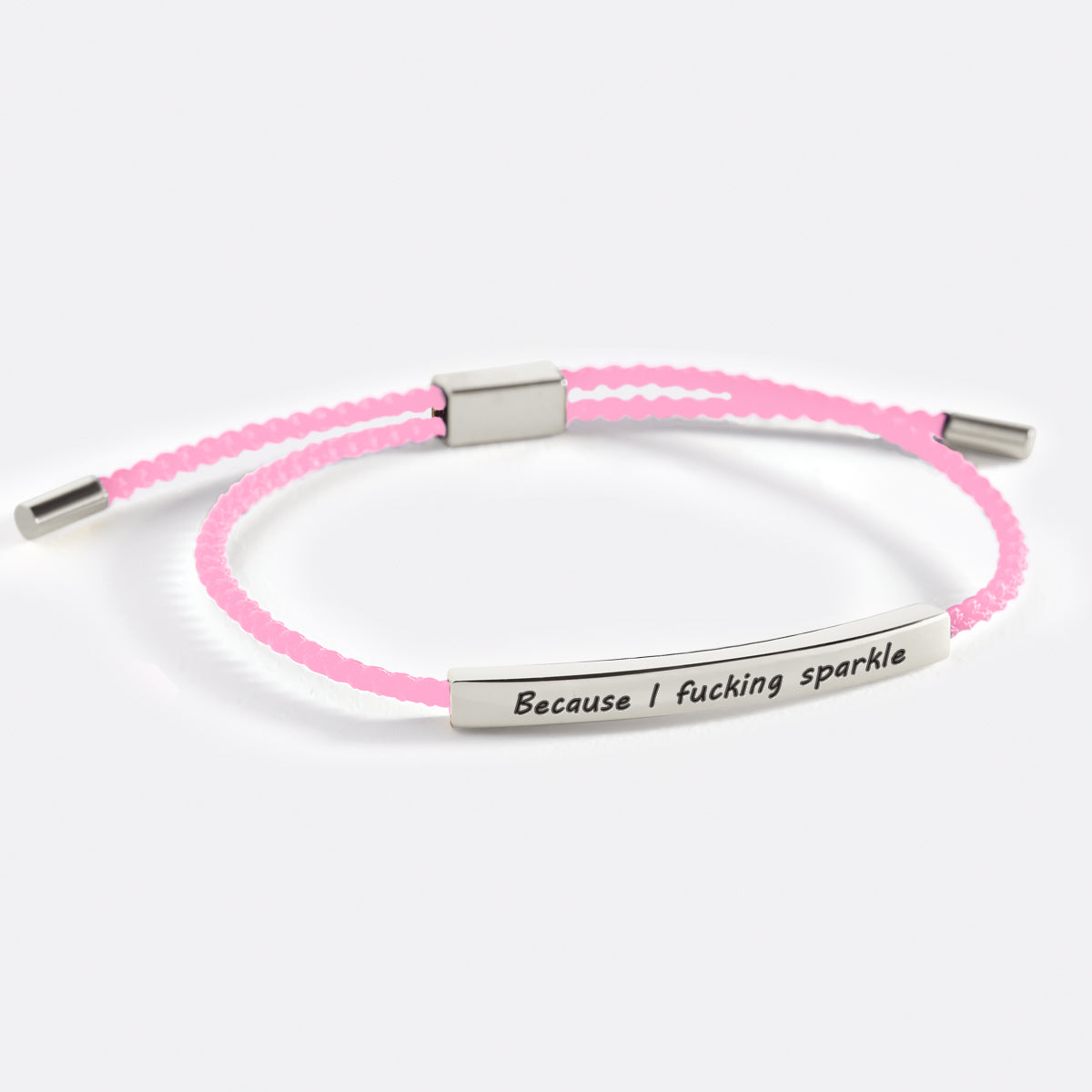 Because I F♥cking Sparkle Inspire Bracelet – Mint & Lily