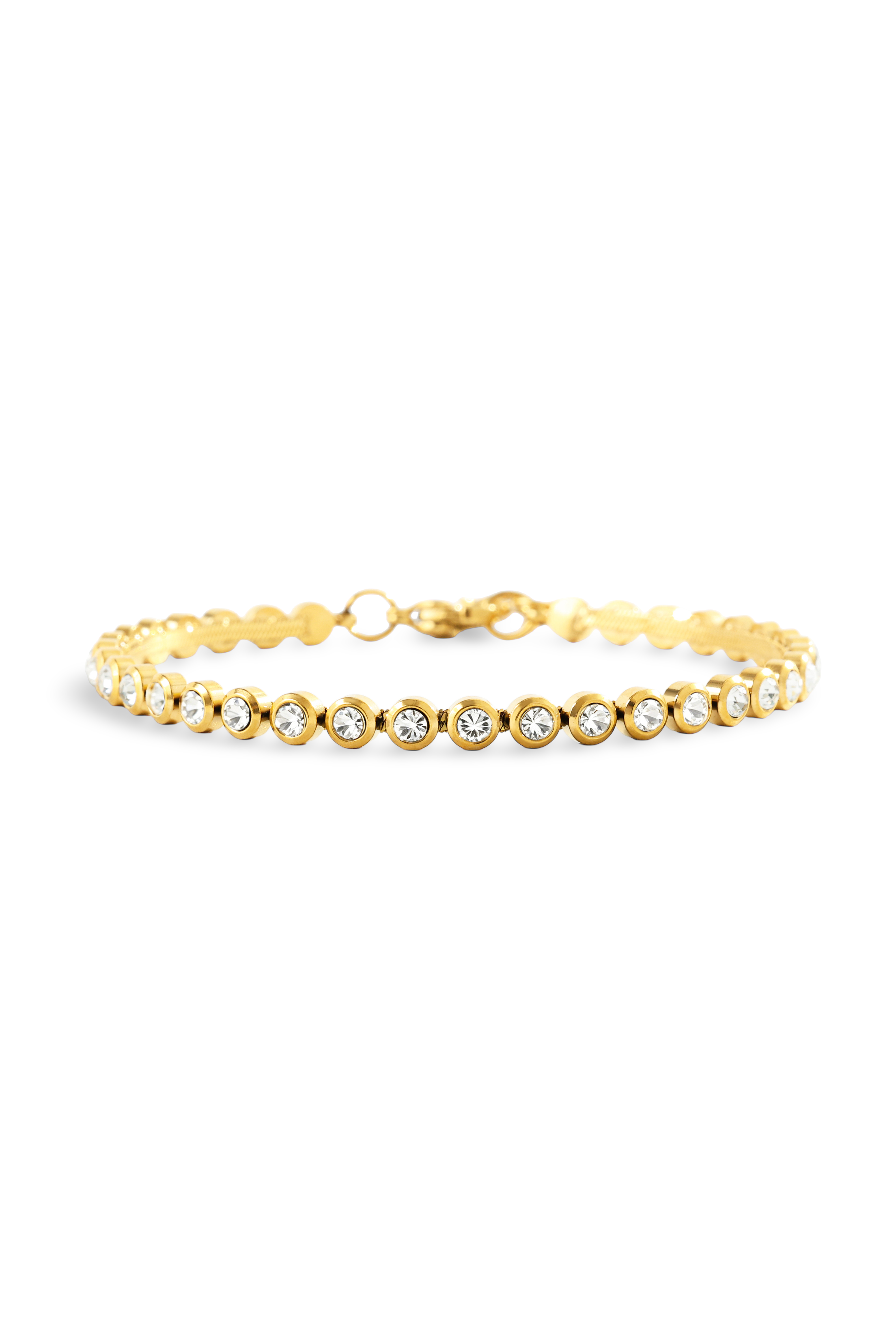 Bezel Tennis Bracelet