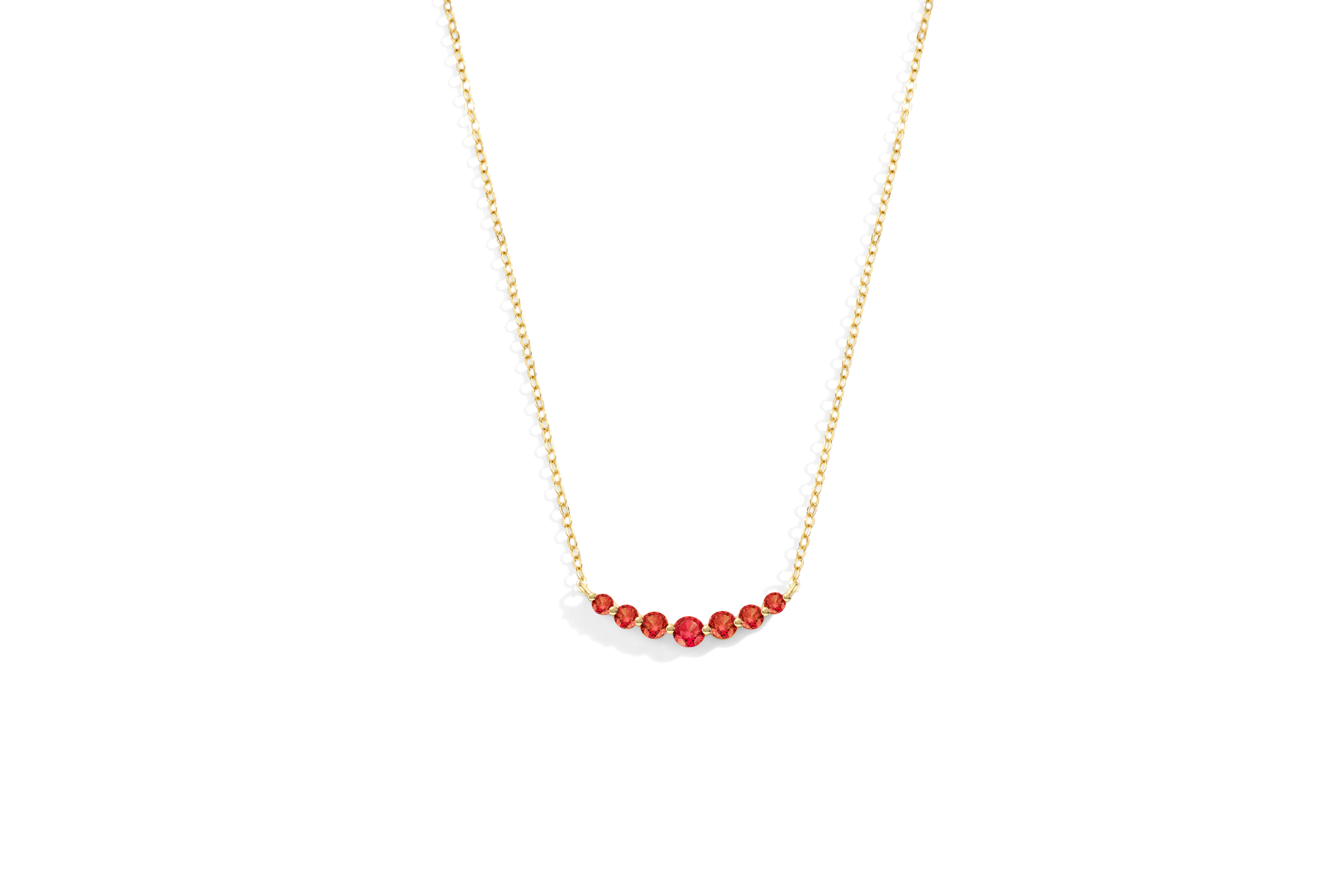 Birthstone Arc Necklace