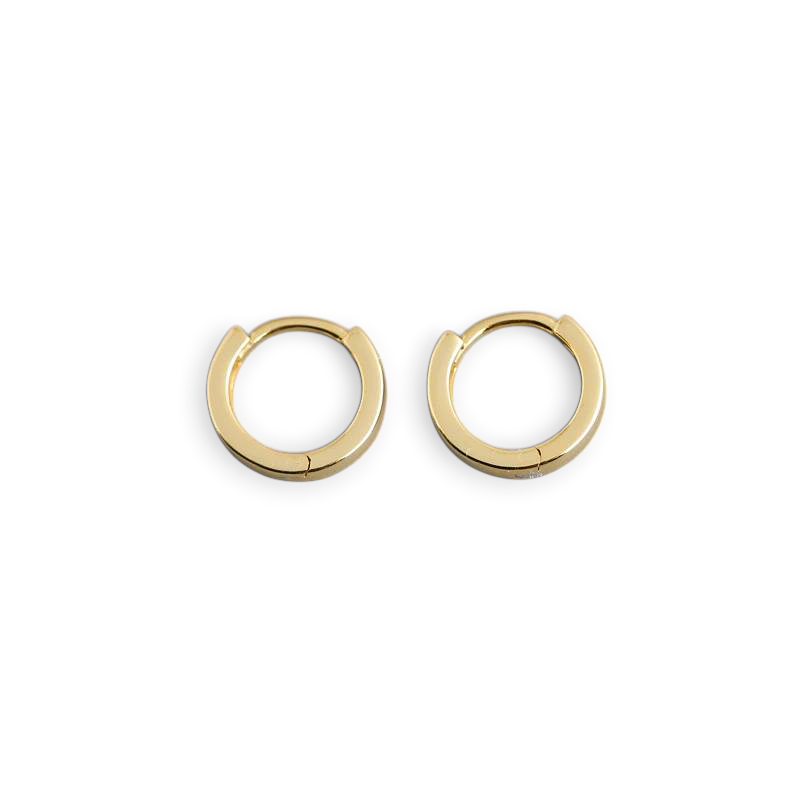 Block Huggie Earrings