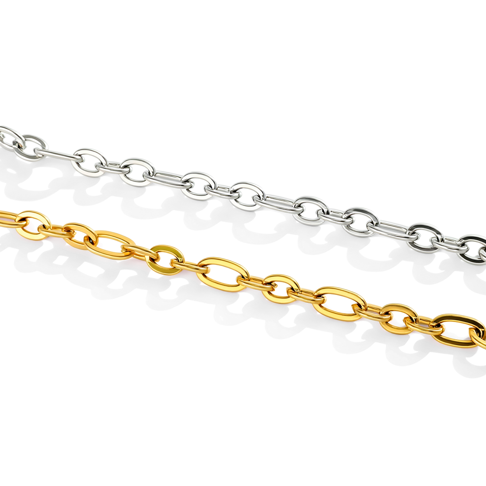Bold Linked Paperclip Bracelet - 18k Gold Plated