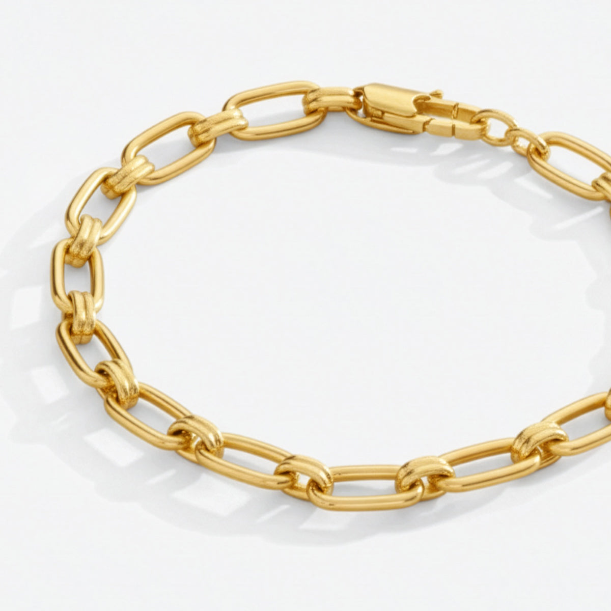 Chunky Paperclip Chain Bracelet – Mint & Lily