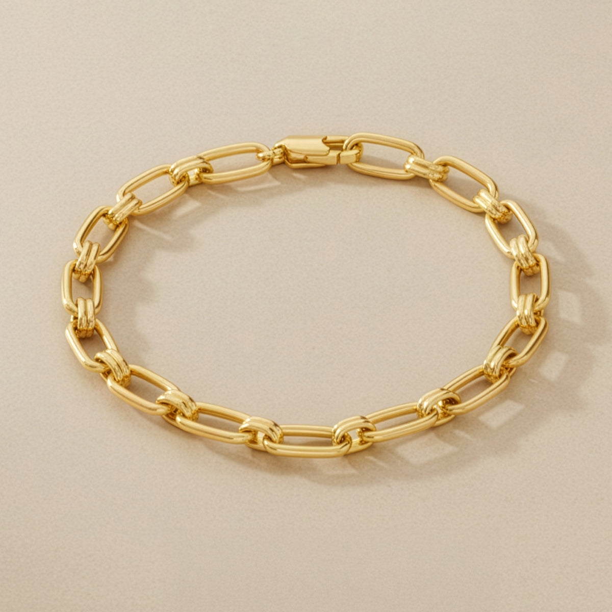 Chunky Paperclip Chain Bracelet – Mint & Lily
