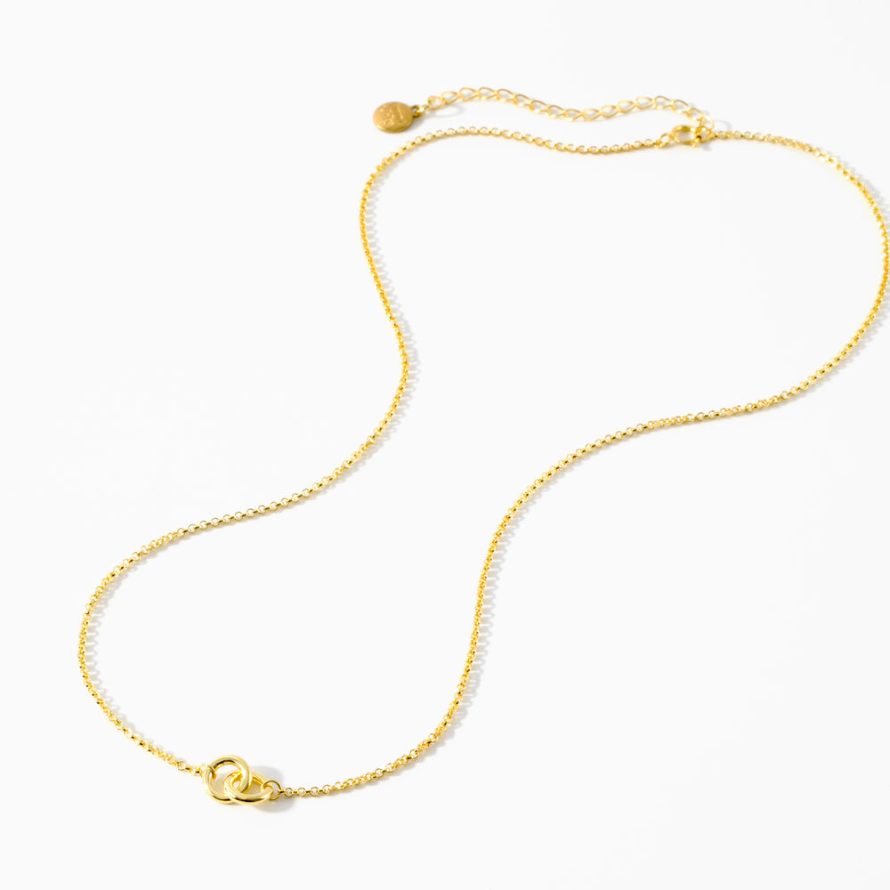 Connection Necklace - 18k Gold Over Sterling Silver