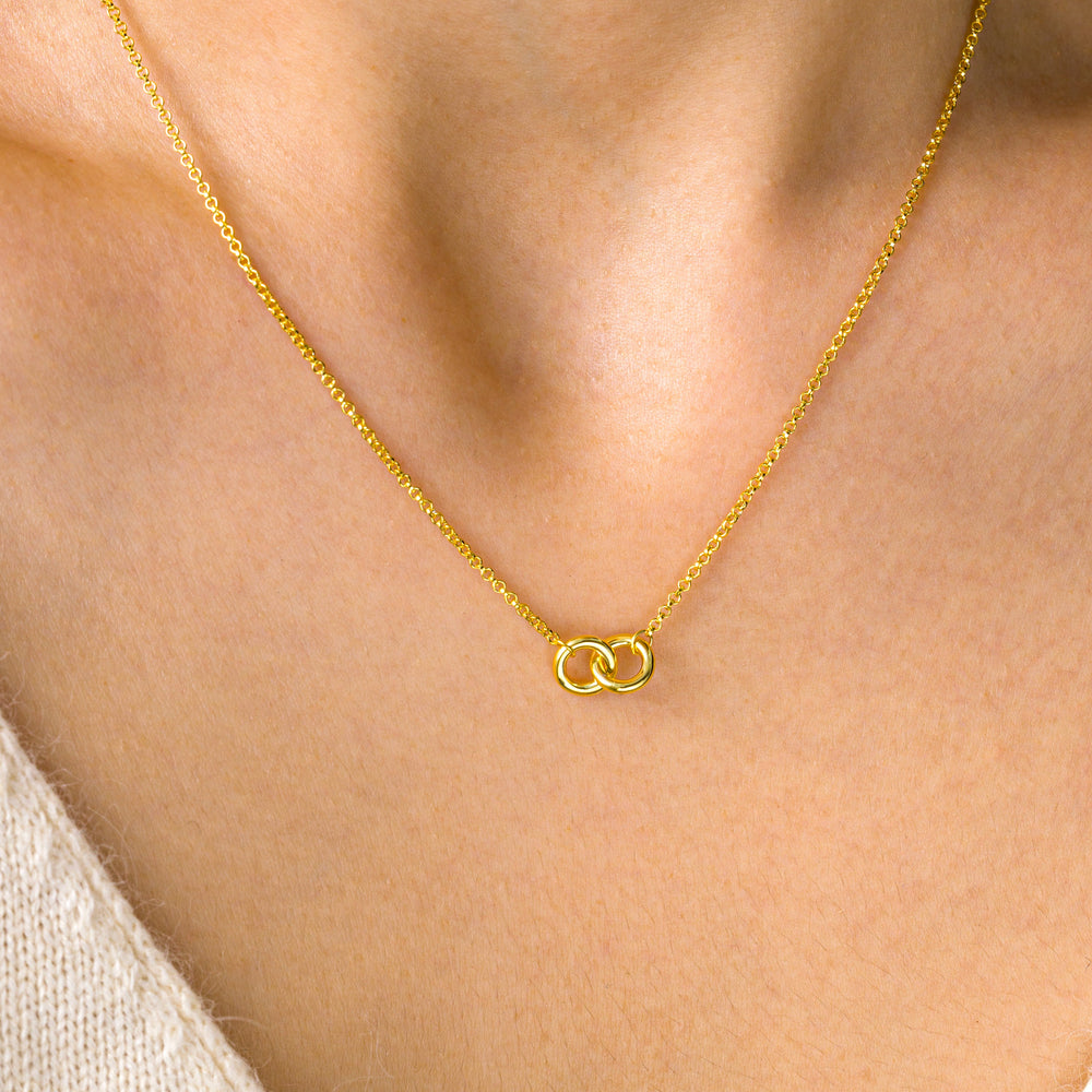 Connection Necklace - 18k Gold Over Sterling Silver