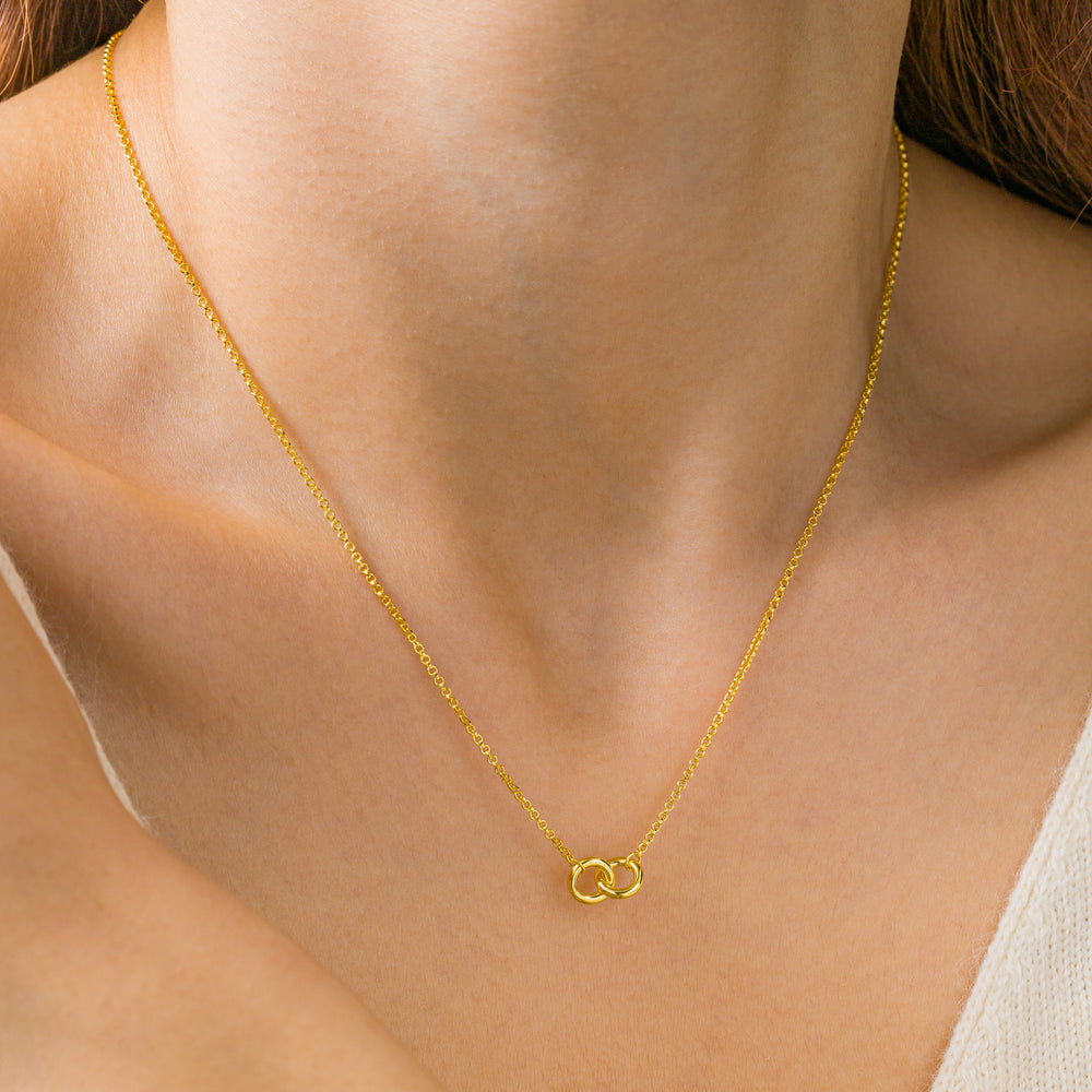Connection Necklace - 18k Gold Over Sterling Silver