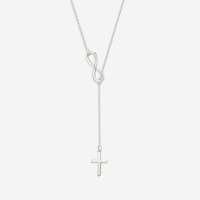 Cross and Infinity Necklace