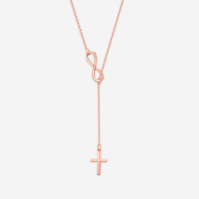 Cross and Infinity Necklace