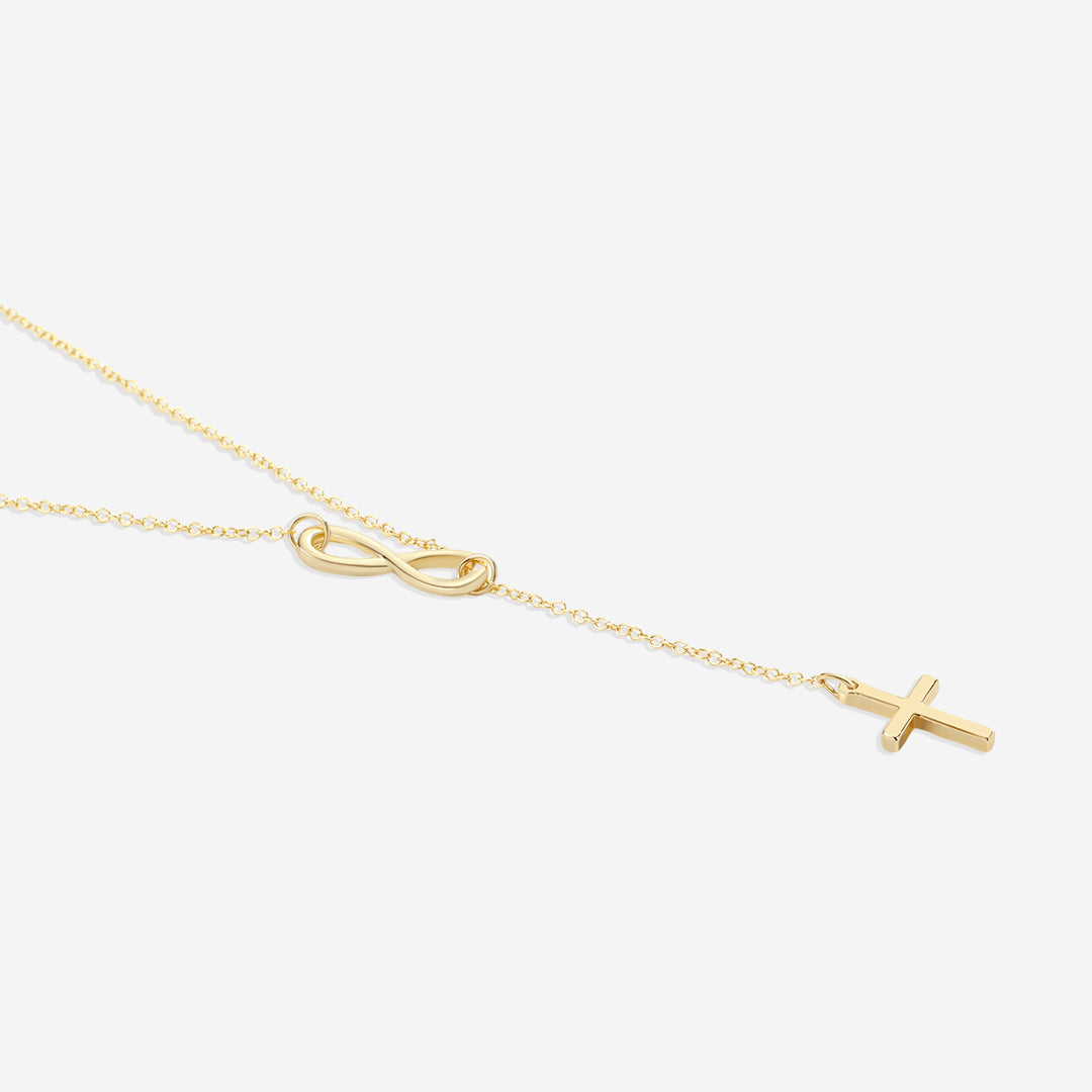 Cross and Infinity Necklace