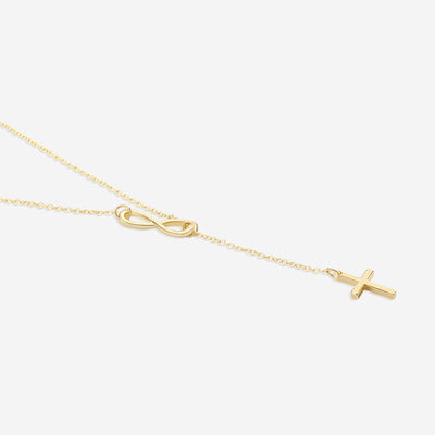Cross and Infinity Necklace