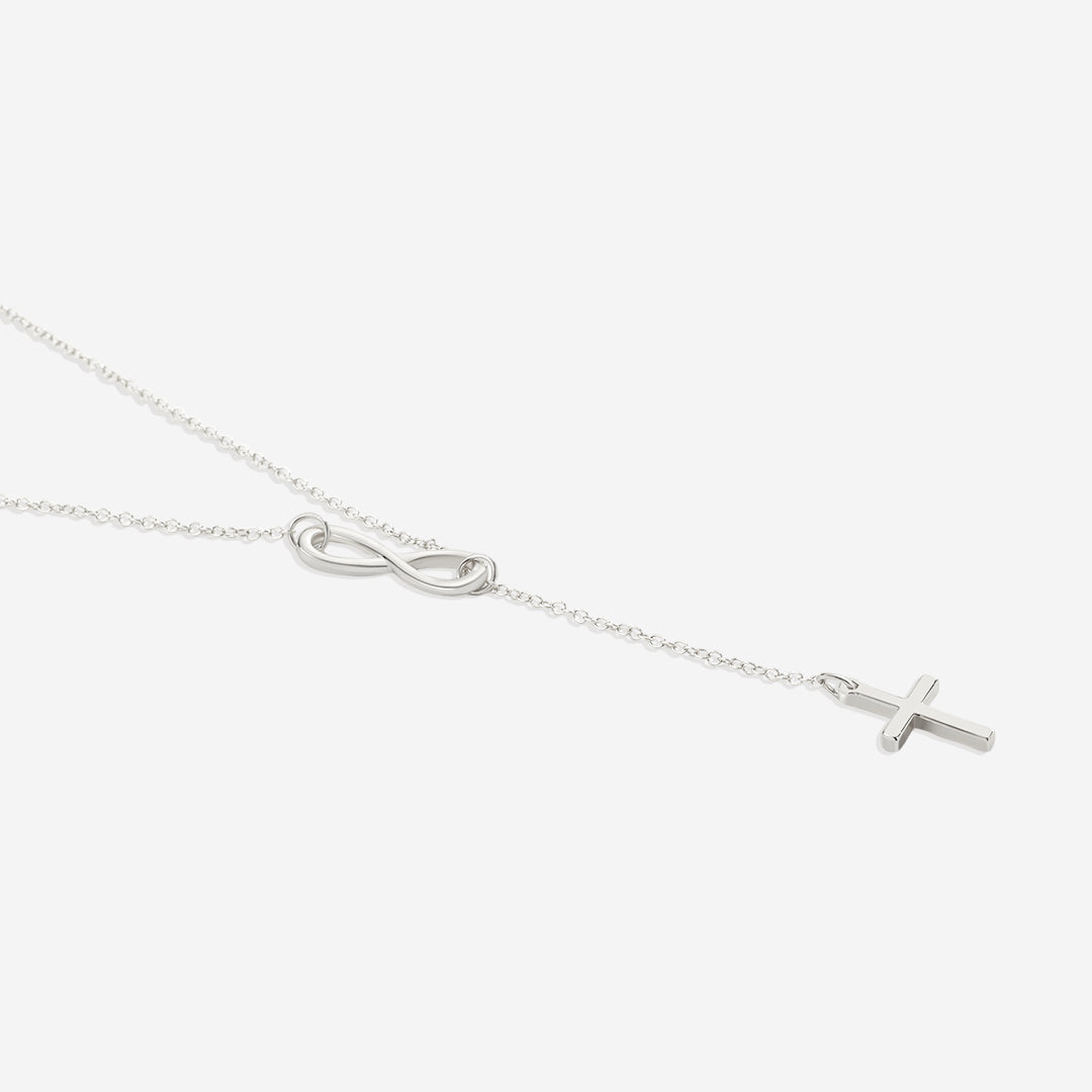 Cross and Infinity Necklace