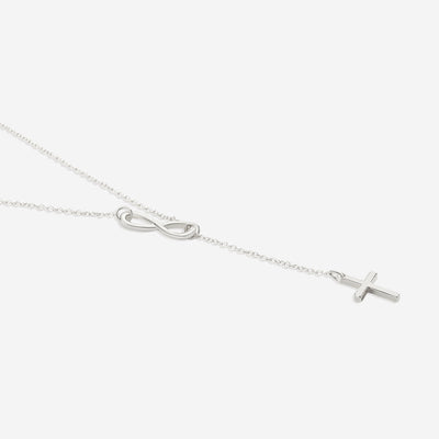 Cross and Infinity Necklace