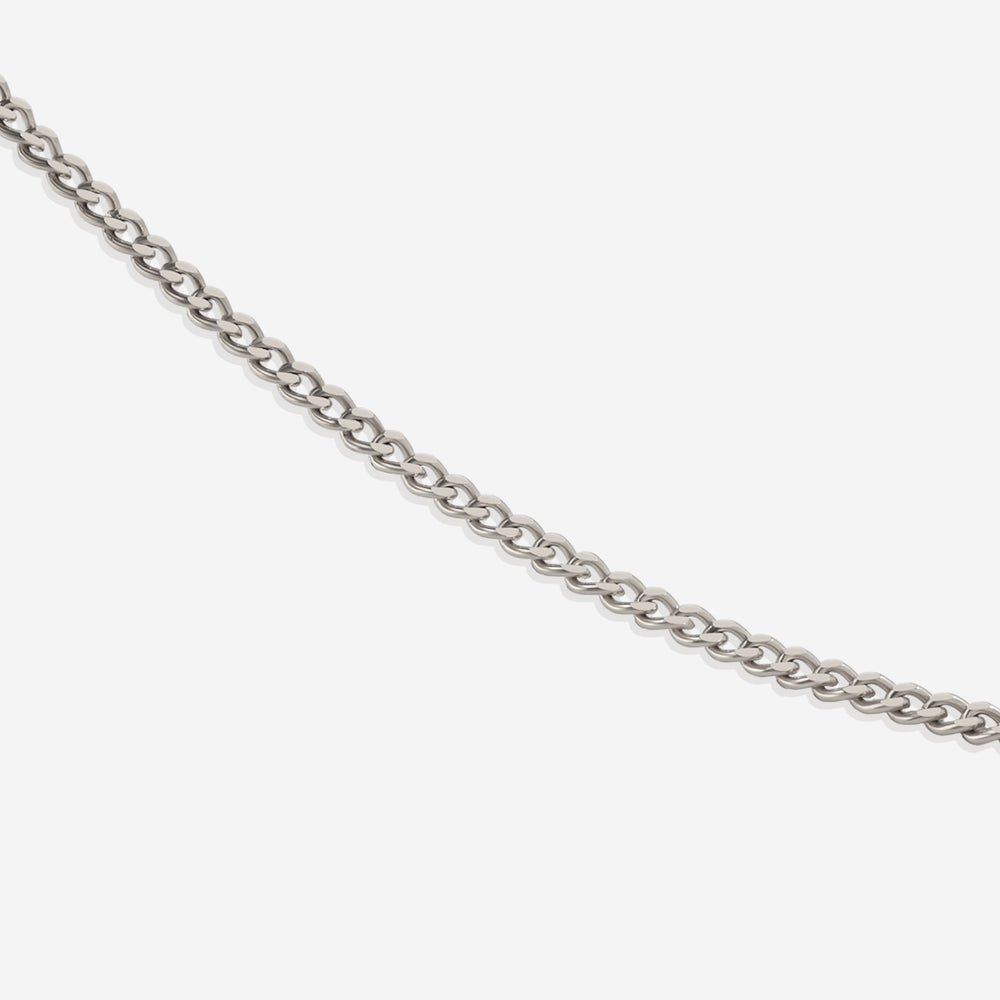 Tobillera con cadena de eslabones - Plata