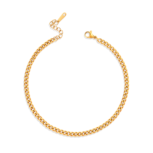 Curb Chain Anklet – Mint & Lily