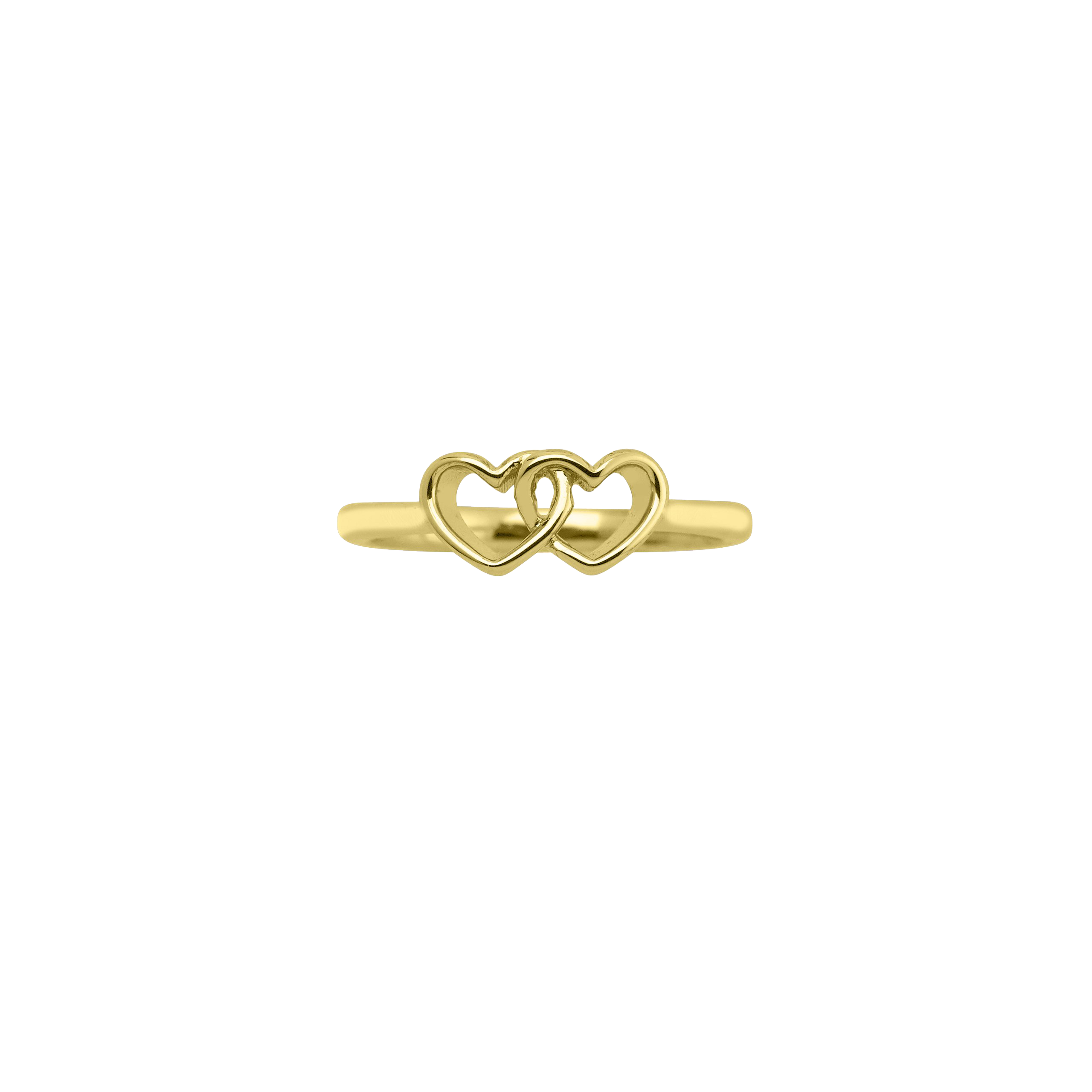 Two Hearts Together Ring