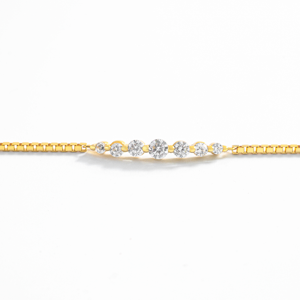 Classic Arc Bracelet - Gold / 7.5"