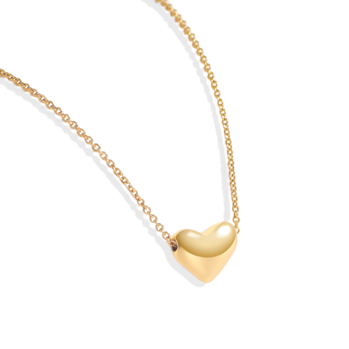 Dainty Bubble Heart Necklace