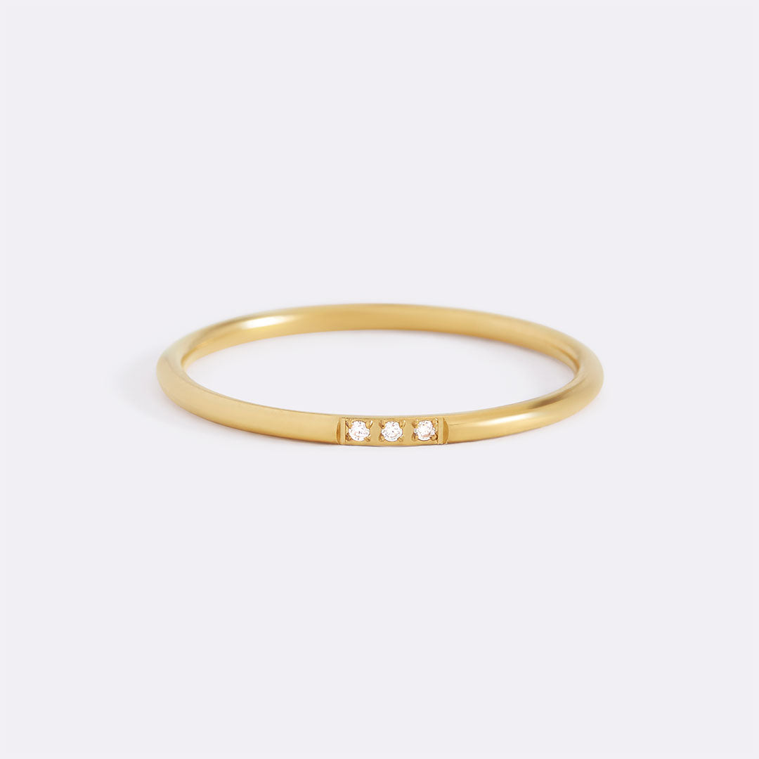 Dainty Diamonds Stacking Ring – Mint & Lily