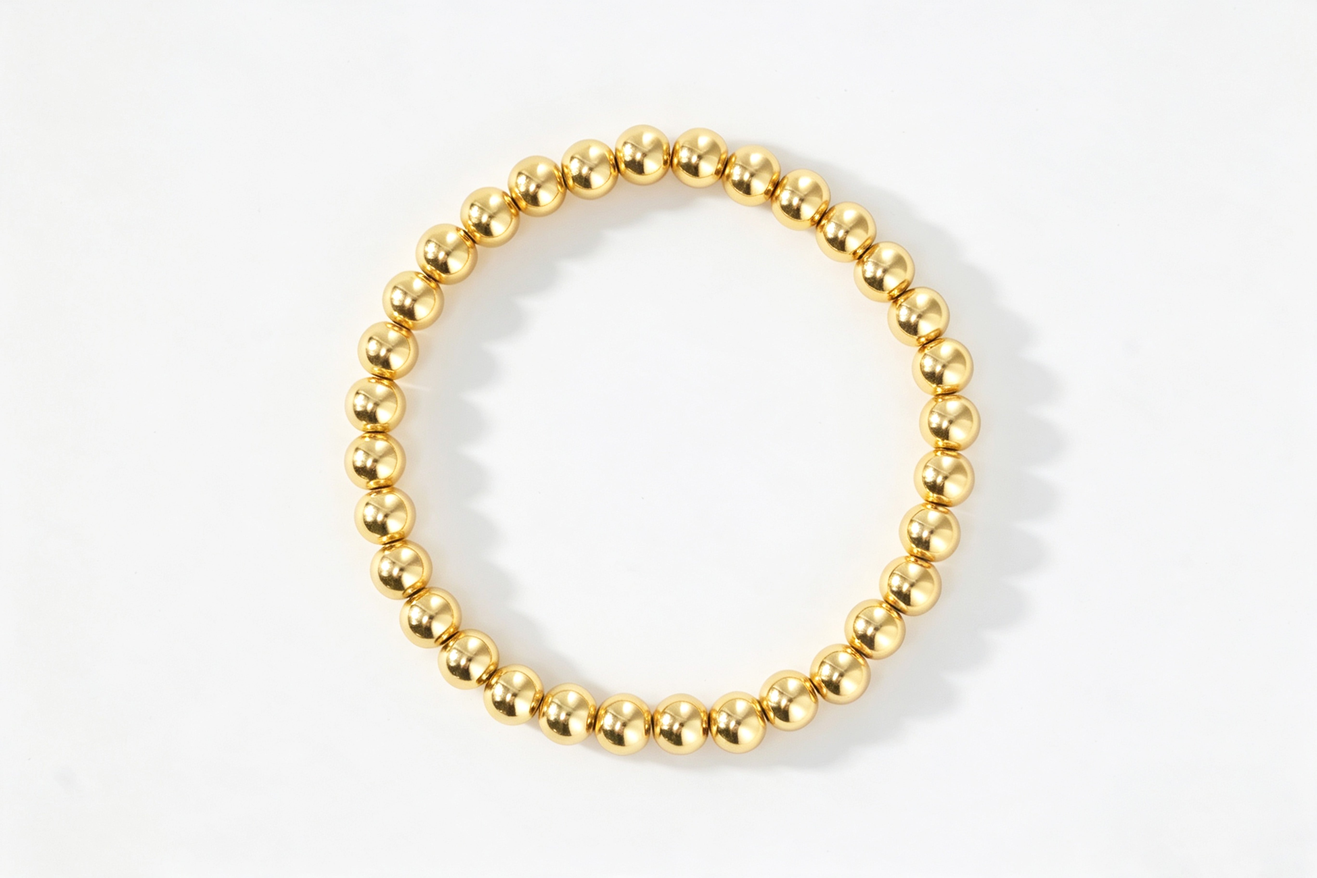 Dainty Gold Beaded Bracelet