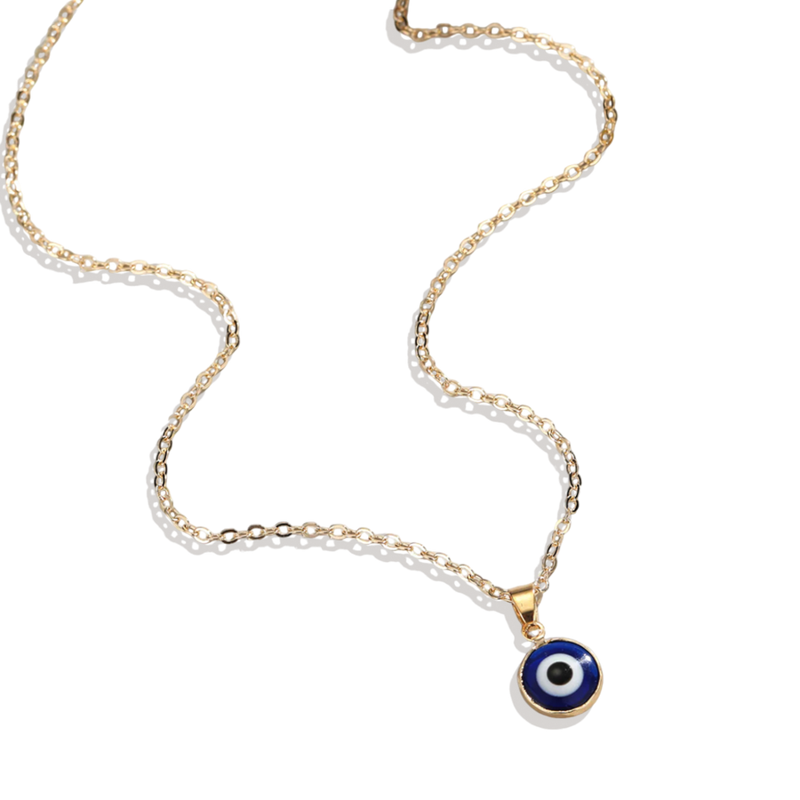 Eye charm necklace hotsell