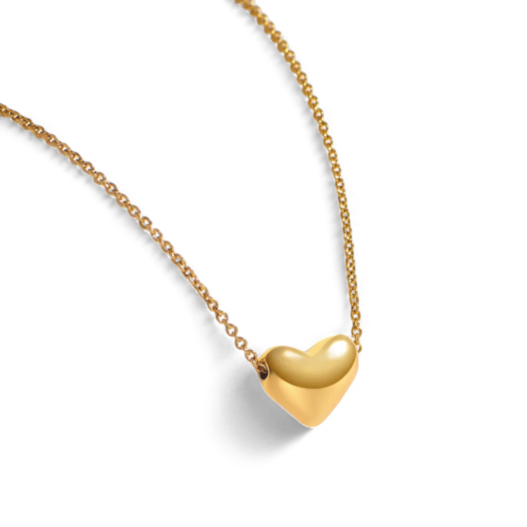 Dainty Bubble Heart Necklace